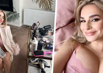 VIDEO: Gaby Blaaser (36) deelt uitdagende beelden in lingerie terwijl ze op bed ligt
