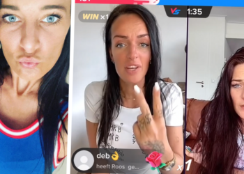 BIZAR: Nicol Kremers schrijft de namen van TikTok-volgers die ten minste €10 doneren op haar shirt, ongeacht hun leeftijd.