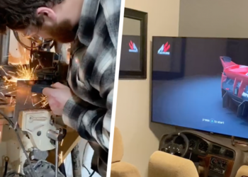 DIK: Gasten bouwen een nieuwe race simulator van oude auto-onderdelen voor 120 dollar