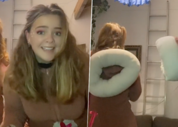 VIDEO: De originaliteitsprijs gaat naar deze dames in satisfyer kostuum