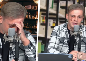 VIDEO: Dennis Schouten in tranen in nieuwe aflevering van Roddelpraat