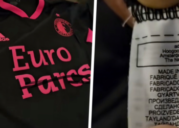 Feyenoord-fans woest met nieuw shirt dat het woord ‘Amsterdam’ bevat