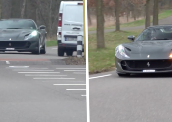 VIDEO: Mark Gillis trapt zijn Ferrari 812 GTS volledig op zijn staart
