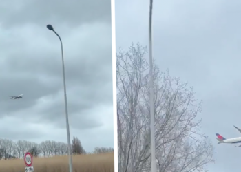 VIDEO: Opmerkelijke TikTok-video toont vliegtuig dat stilhangt boven Schiphol