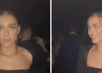 VIDEO: Betoverende dame steelt de show tijdens mysterieuze rave in Milaan