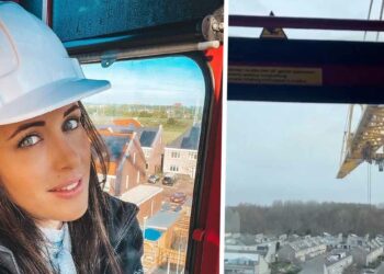 VIDEO: De bouwvrouw Jessica Bruintjes (27): werken in een krakende hijskraan als een pro!