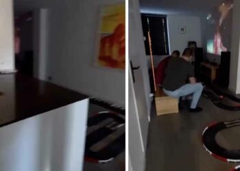 VIDEO: Man vraagt scheiding aan van zijn vrouw en bouwt een regelrecht mannenhuis