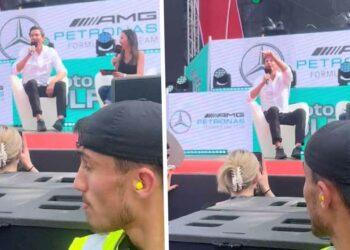 VIDEO: Toto Wolff pakt Nederlandse F1-fan aan: ”Je moet minder bier drinken!”