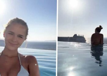 VIDEO: Lies Zhara heeft ‘me time’ in het zwembad en deelt fijne beelden