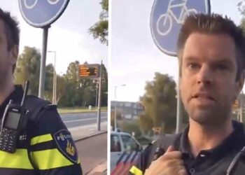 VIDEO: Bedreigende puber filmt oom agent in afwachting op voor- en achternaam