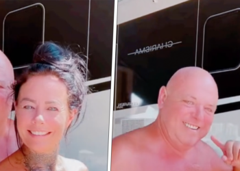 VIDEO: Peter Gillis (61) en zijn vriendin Wendy (39) delen intieme beelden