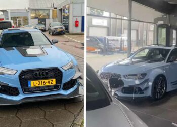 De RS6 van Don de Jong