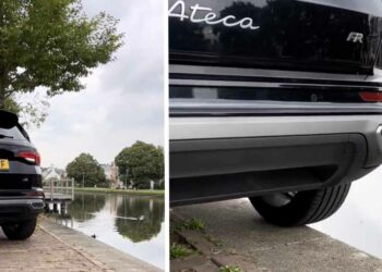 VIDEO: Man speelt fileparkeren uit aan de Amsterdamse gracht