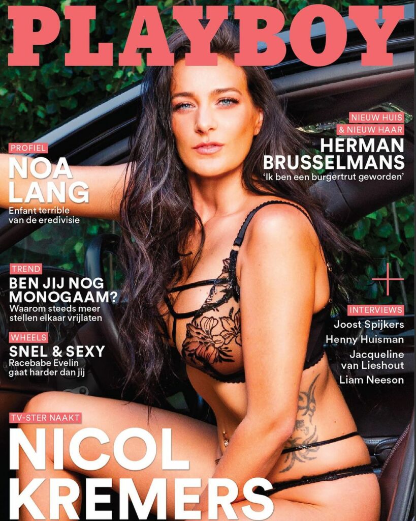 Foto S Nicol Kremers Volgt Jaimie Vaes Op Met Pikante Shoot In De Playboy