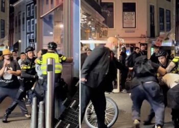 VIDEO: Gastje wordt uit discotheek gegooid maar geeft nog niet toe in Den Haag