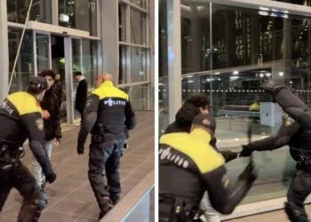 VIDEO: Ophef over politieoptreden: video toont harde confrontatie met (jonge) Pro-Palestijnse demonstranten