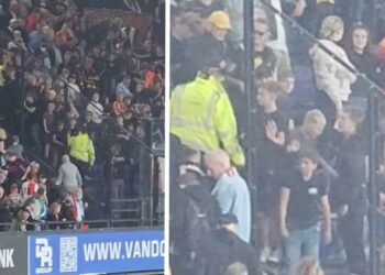 VIDEO: Jong geleerd is oud gedaan: Piepjonge Go Ahead Eagels-fans dagen Rotterdammers uit