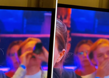 VIDEO: Jongen had dorst op live televisie en kon niet wachten tot na de uitzending