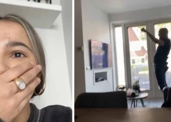 VIDEO: Vader gaat helemaal los door Max Verstapppen, dochter en vrouw schrikken zich rot