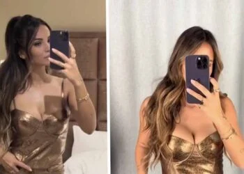 VIDEO: Monica Geuze past meerdere jurkjes in haar vrouwentrip in Londen