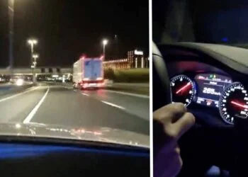 VIDEO: Getrainde agenten in SIV scheuren met 265 km/u over de snelweg