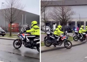 VIDEO: Scooters blijven buiten bereik: Politie faalt bij stoppen scooter meeting