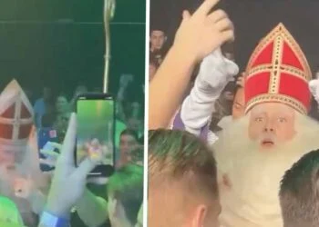 VIDEO: Van kinderfeest naar technofeest: Sint houdt de nacht niet vol op een pepernootje