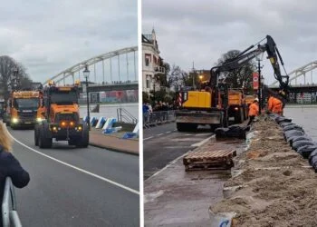 FOTO’S: Noodtoestand in Deventer: Hulptroepen werken hard om overstroming te voorkomen