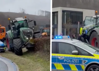 VIDEO: Duitse boer kiest zijn eigen weg in strijd met de Duitse politie