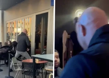 VIDEO: Alex Soze sloopt restaurant en confronteert jongeman die zijn dochter date