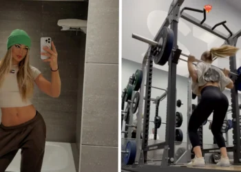 VIDEO: Jutta Leerdam pakt trainingen weer op en squat flink in de gym