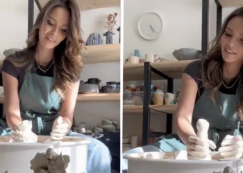 VIDEO: Monica Geuze deelt lesje pottenbakken maar bakt zelf iets anders