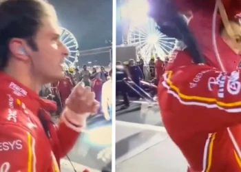 VIDEO: Carlos Sainz wil punten vieren met zijn team, zijn team niet.