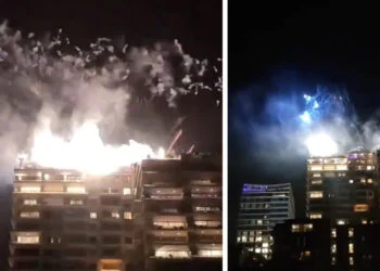 VIDEO: Martin Garrix doet bizarre vuurwerkshow op de ZuidAs