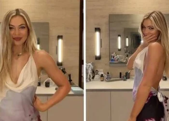 VIDEO: Jutta Leerdam laat schaatspak thuis en danst in erg losse jurk