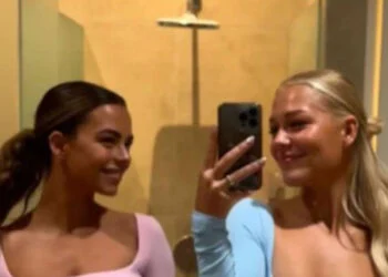 FOTO: Marijn Kuipers en Indigo Oord duiken in strakke pakjes de gym in