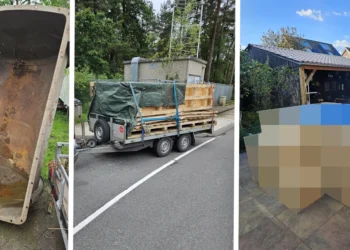 FOTO’S: Man bouwt eigen bubbelbad voor in de achtertuin – afkoelen maar!