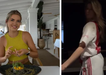 OEF: Jade Anna poseert in een Ajax-pakje maar verwijderd daarna weer