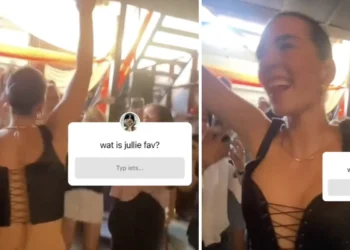 VIDEO: Zangeres Maan laat zich gaan in een nogal luchtige outfit