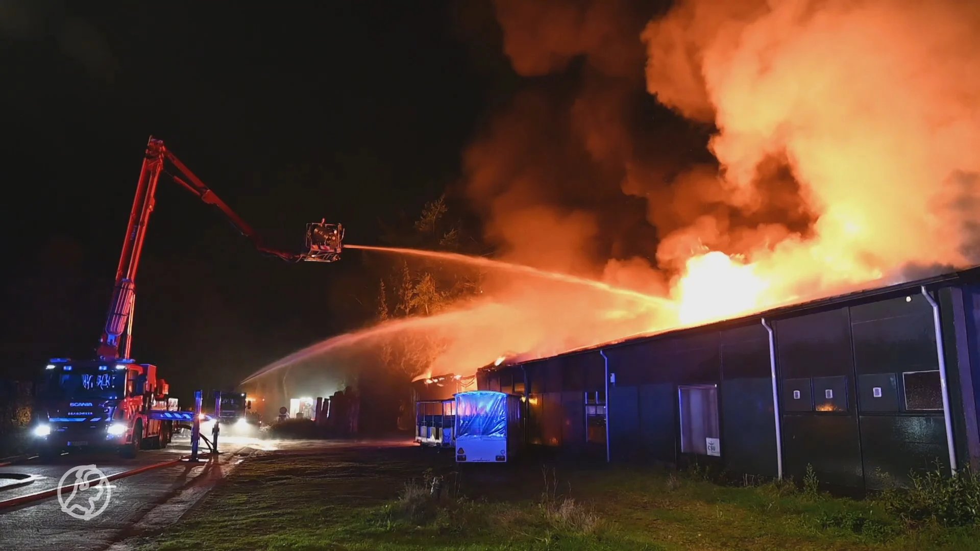 Grote brand Beekse Bergen