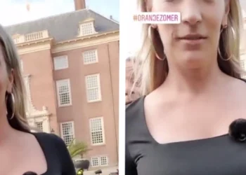 FOTO: Backstage-foto van Helene Henriks in miniscuul shirtje gaat viral