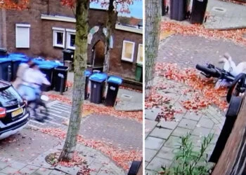 VIDEO: Twee vrouwen uit Eindhoven verliezen volledig de controle over hun fatbike