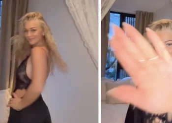 VIDEO: Vriendinnetje van Dave Roelvink (Marijn Kuipers) laat zien wat ze in haar kledingkast heeft liggen