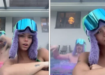 VIDEO: Indigo Oord haar gewaagde jacuzzi-video op TikTok gaat viraal