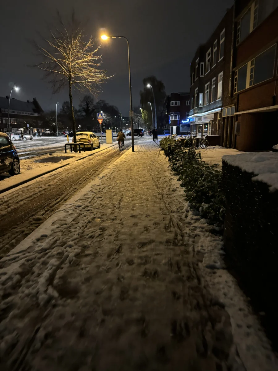 Sneeuw in Groningen