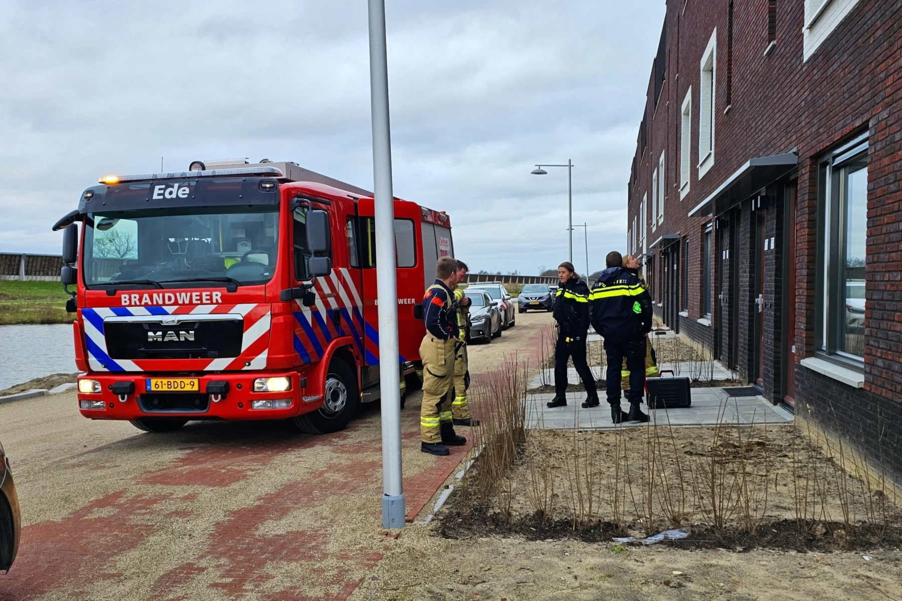 Vrouw vast in wasmachine