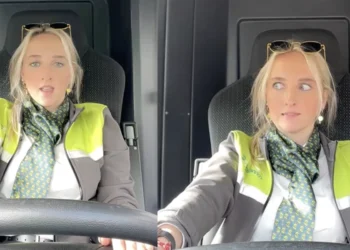 VIDEO: Buschauffeuse Lizette maakt gewaagde TikTok’s tijdens haar pauze