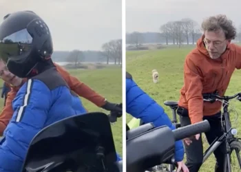 VIDEO: Fietser gaat helemaal los op scootergappies vanwege ‘levensgevaarlijke’ snelheid