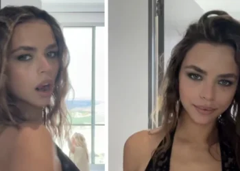 VIDEO: Indigo Oord showt pikante Coachella-look – maar ziet totaal niet wat er achter haar gebeurt!