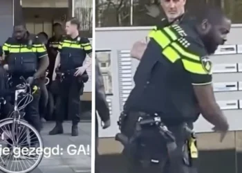 VIDEO: Brutaal jochie negeert agent, maar die pakt hem ouderwets aan